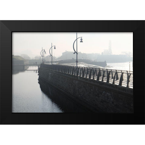 Millennium Walk 2 Black Modern Wood Framed Art Print by Allen, Elizabeth