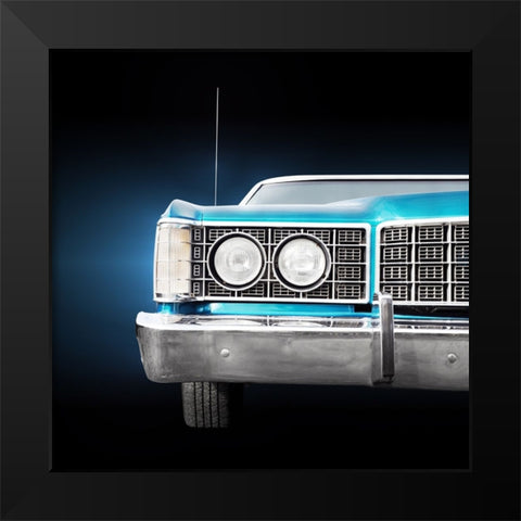 US classic car 1973 Limited Hardtop Black Modern Wood Framed Art Print by Gube, Beate