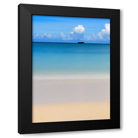 Good Summer Memories Black Modern Wood Framed Art Print by Sono, Hidenori