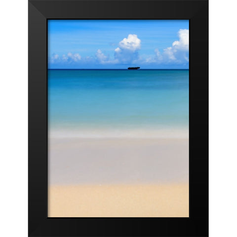 Good Summer Memories Black Modern Wood Framed Art Print by Sono, Hidenori