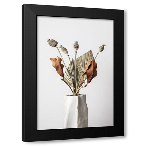 Dried_003 Black Modern Wood Framed Art Print with Double Matting by 1x Studio III