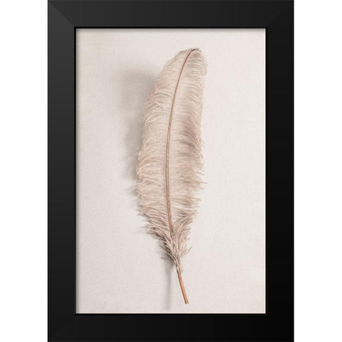 Feather_002 Black Modern Wood Framed Art Print by 1x Studio III