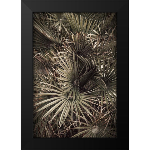 Palmblad_003 Black Modern Wood Framed Art Print by 1x Studio III
