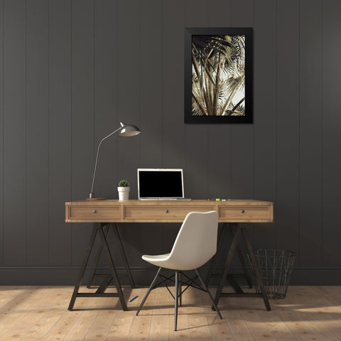 Palmblad_006 Black Modern Wood Framed Art Print by 1x Studio III