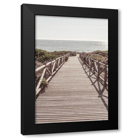 Beach_003 Black Modern Wood Framed Art Print by 1x Studio III