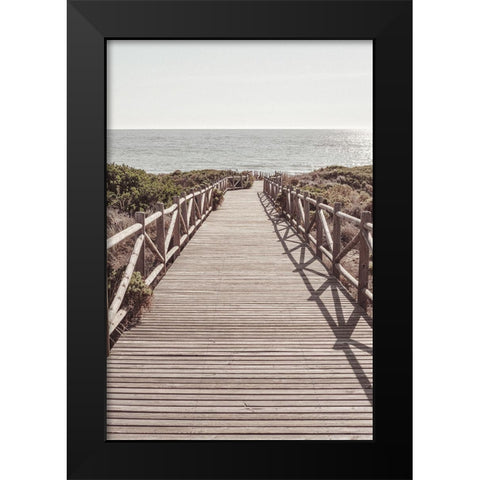 Beach_003 Black Modern Wood Framed Art Print by 1x Studio III