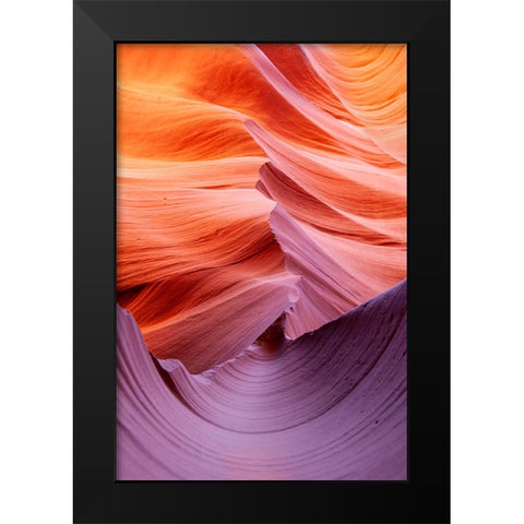 Half-pipe Black Modern Wood Framed Art Print by Felici, Massimo