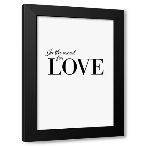 In the mood for love Black Modern Wood Framed Art Print with Double Matting by 1x Studio II