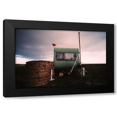 Woodstock 2021 Black Modern Wood Framed Art Print by Muolo, Vito