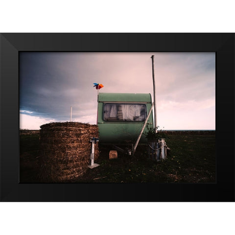 Woodstock 2021 Black Modern Wood Framed Art Print by Muolo, Vito