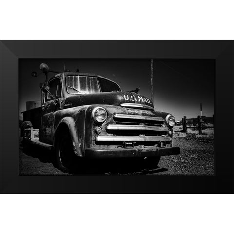 Nas(Ty)Car Black Modern Wood Framed Art Print by Schade, Peter