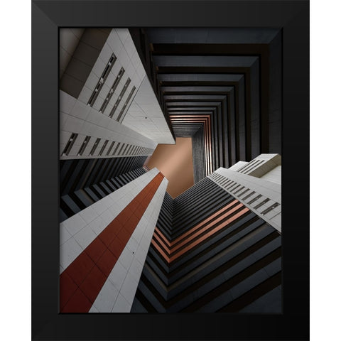 The Cave Black Modern Wood Framed Art Print by Buczkowski, Tomasz