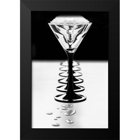 Goblets Black Modern Wood Framed Art Print by Toniolo, Giorgio