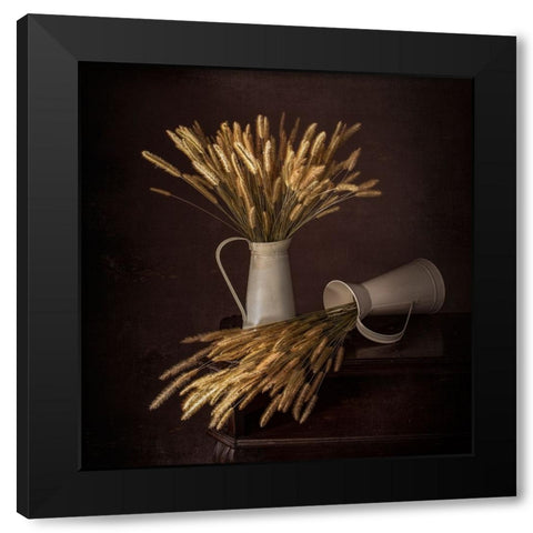 Solitary Black Modern Wood Framed Art Print by Perfoncio, Margareth