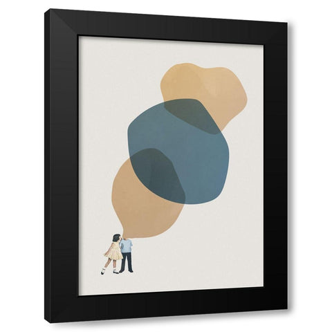 A thousand stories to tell you Black Modern Wood Framed Art Print by Leon, Maarten