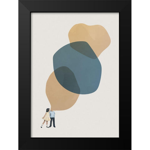 A thousand stories to tell you Black Modern Wood Framed Art Print by Leon, Maarten
