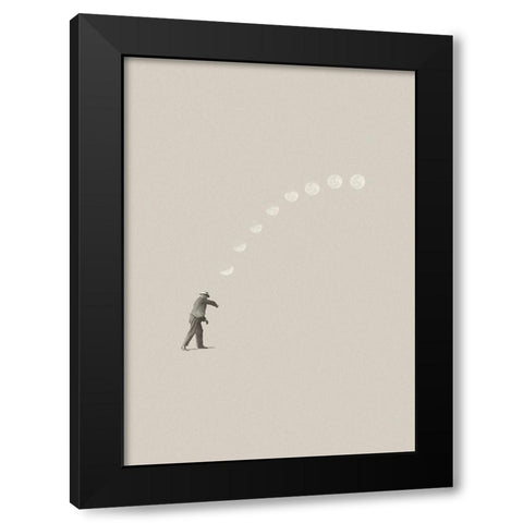Lucky shot Black Modern Wood Framed Art Print with Double Matting by Leon, Maarten