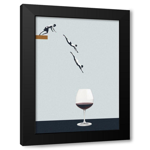 Your best friends forget you get old Black Modern Wood Framed Art Print with Double Matting by Leon, Maarten