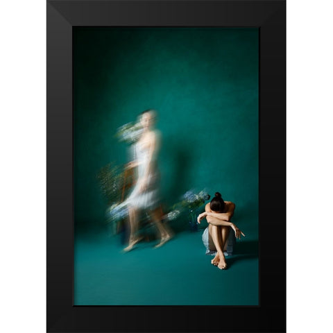 Coming, Going, and Just Sitting Pretty Black Modern Wood Framed Art Print by Shandelman, Amalya