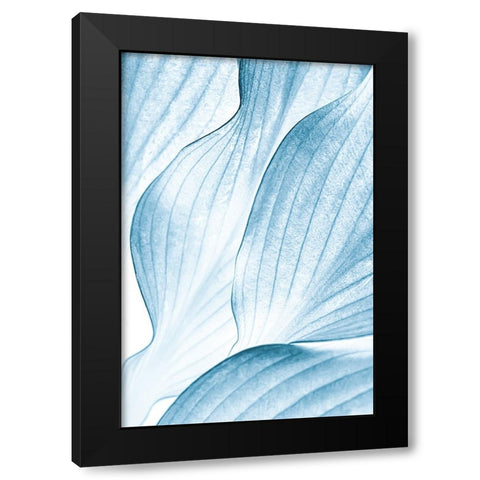 Icy Waves Black Modern Wood Framed Art Print by Buelow, Beth