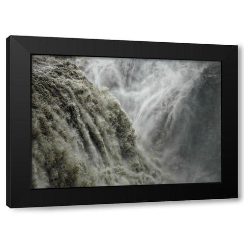 Power Black Modern Wood Framed Art Print with Double Matting by Pellegrini, Fulvio