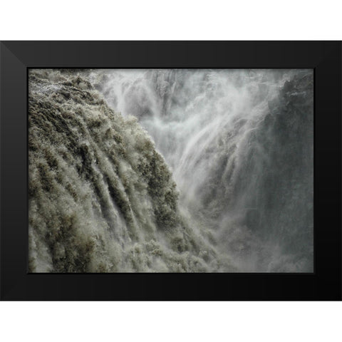 Power Black Modern Wood Framed Art Print by Pellegrini, Fulvio