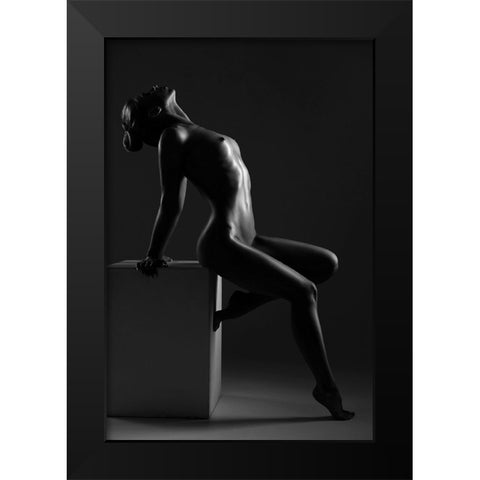 Glare Black Modern Wood Framed Art Print by Markachev, Leonid