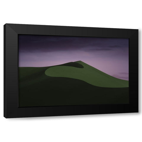 Untitled Black Modern Wood Framed Art Print with Double Matting by Guan, Xiaopeng