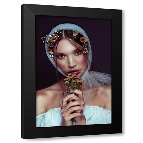 my art Black Modern Wood Framed Art Print with Double Matting by Amar, Yoni