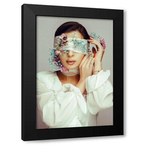 my passion Black Modern Wood Framed Art Print by Amar, Yoni
