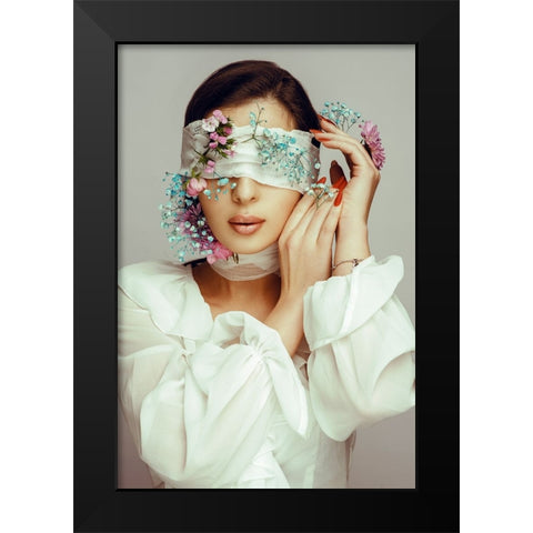 my passion Black Modern Wood Framed Art Print by Amar, Yoni