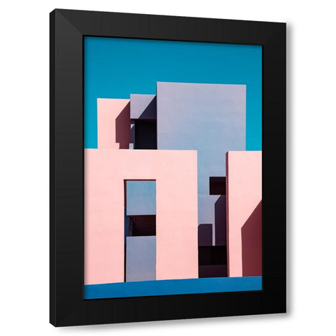 Muralla Roja #1 Black Modern Wood Framed Art Print by Wride, Linda