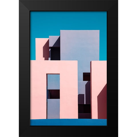 Muralla Roja #1 Black Modern Wood Framed Art Print by Wride, Linda