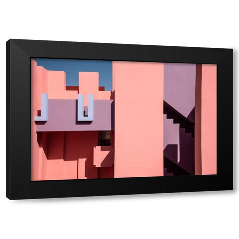 Muralla Roja #2 Black Modern Wood Framed Art Print by Wride, Linda