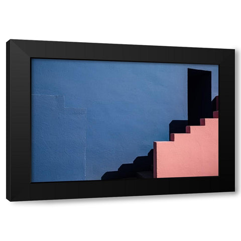 Muralla Roja #3 Black Modern Wood Framed Art Print by Wride, Linda