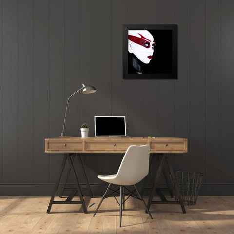 ASAJJ VENTRESS l Black Modern Wood Framed Art Print by Gumma, Srikanth