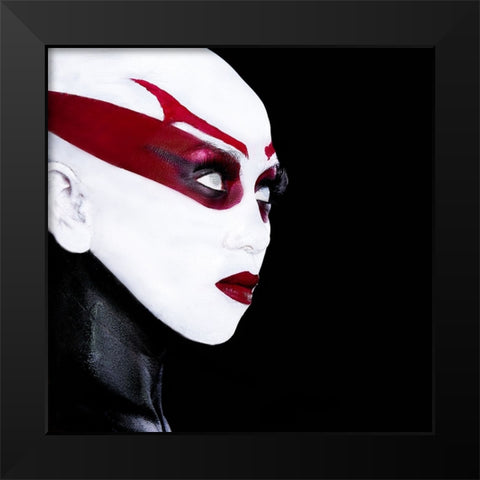 ASAJJ VENTRESS l Black Modern Wood Framed Art Print by Gumma, Srikanth