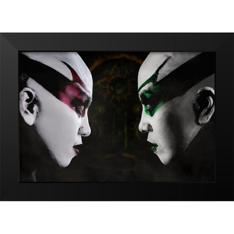 ASAJJ VENTRESS d Black Modern Wood Framed Art Print by Gumma, Srikanth