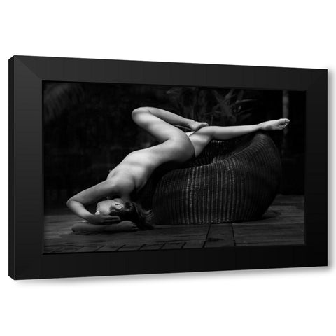 Minh-Ly, Noosa 2018 Black Modern Wood Framed Art Print with Double Matting by Fritz, Ray