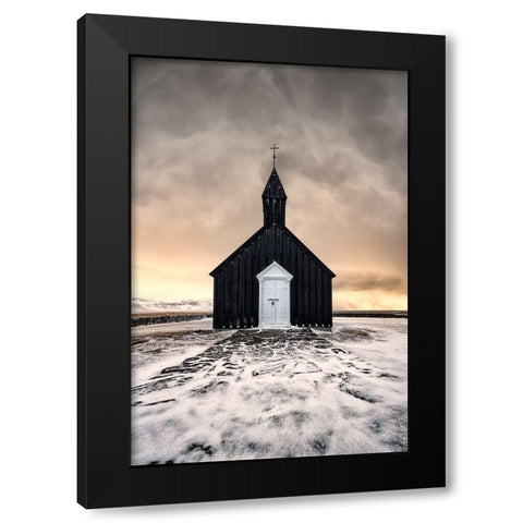 Untitled Black Modern Wood Framed Art Print with Double Matting by Vega Toledano, Cesar