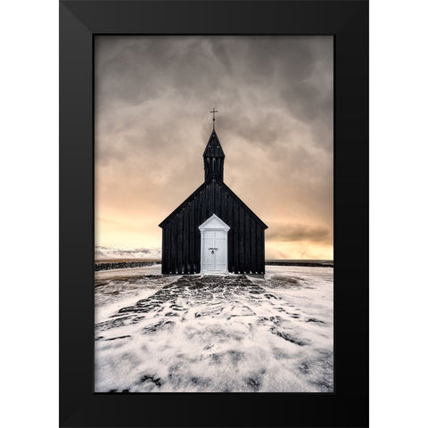 Untitled Black Modern Wood Framed Art Print by Vega Toledano, Cesar