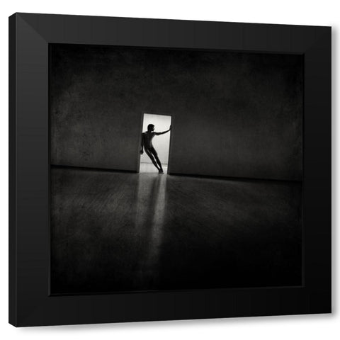 Untitled Black Modern Wood Framed Art Print with Double Matting by Vasiliev-Apostol, Yaroslav