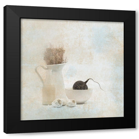 Soft Impression With Rammenas And Milk Black Modern Wood Framed Art Print by Dingemans, Saskia
