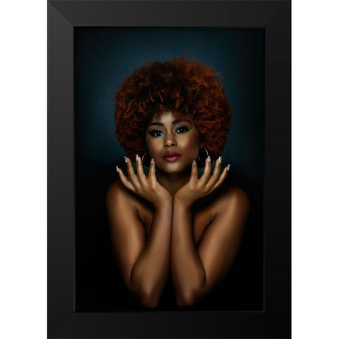 Untitled Black Modern Wood Framed Art Print by Pandya, Hardik