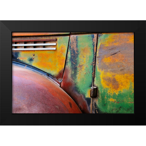 1941 Chevrolet Suburban-#81 Black Modern Wood Framed Art Print by Beavis, Andrew