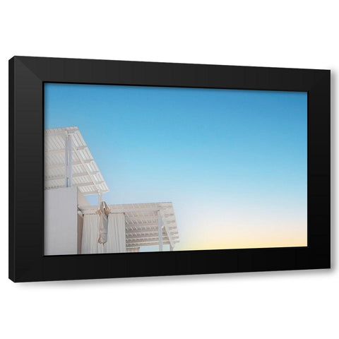 Sunshades Black Modern Wood Framed Art Print by Wride, Linda