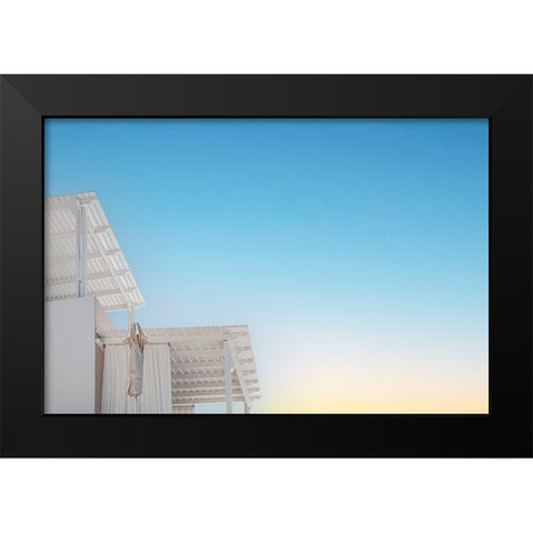 Sunshades Black Modern Wood Framed Art Print by Wride, Linda