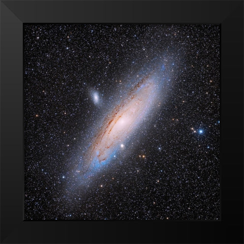 Andromeda Black Modern Wood Framed Art Print by Chander, Vikas