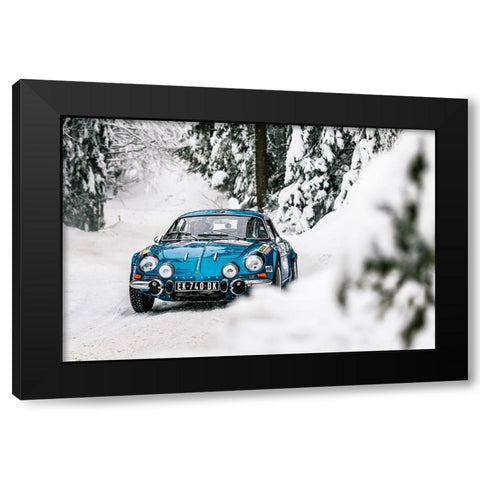 Alpine Black Modern Wood Framed Art Print by Szabo, Attila
