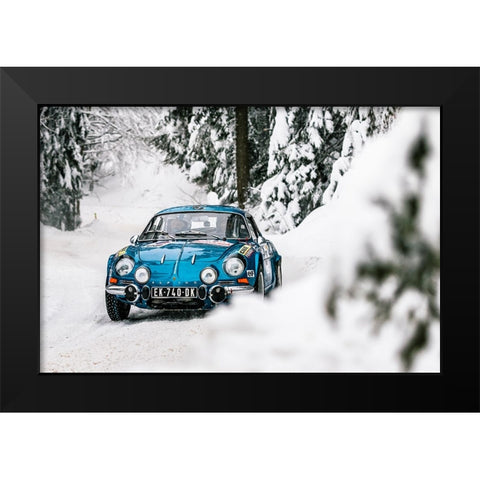 Alpine Black Modern Wood Framed Art Print by Szabo, Attila